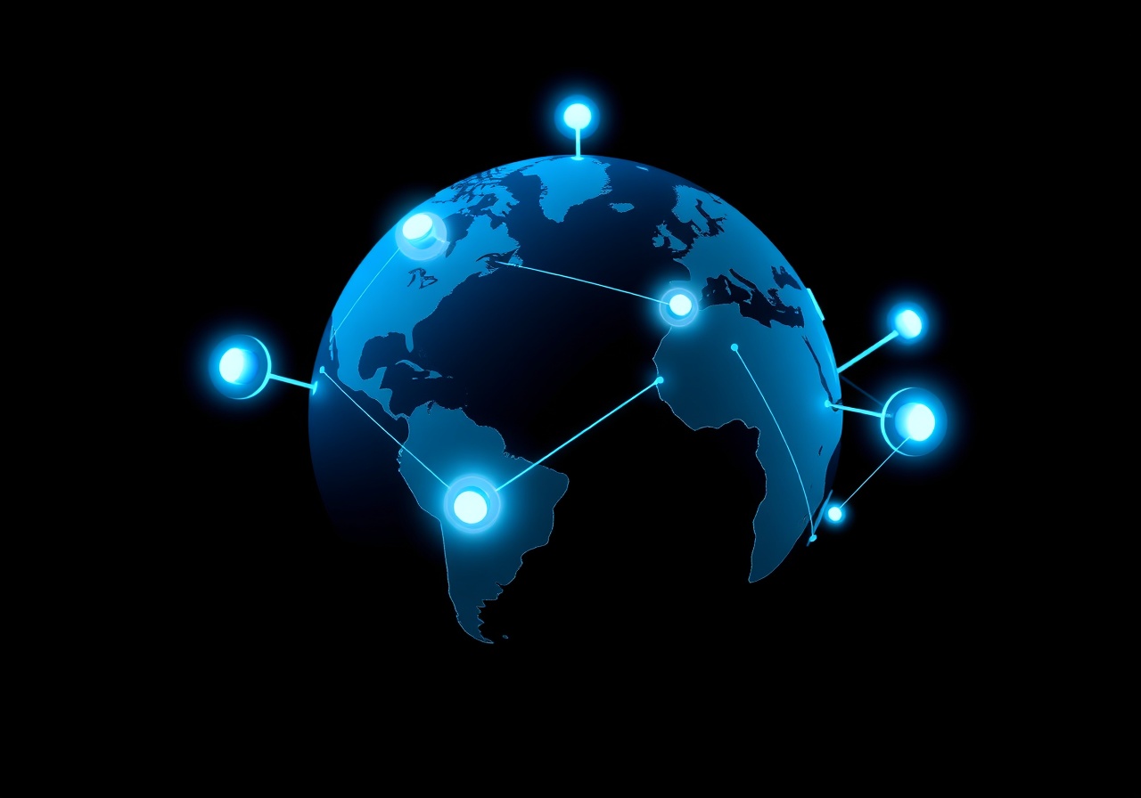 UptimePulse monitoring node distribution across North America, Europe, and Asia-Pacific regions